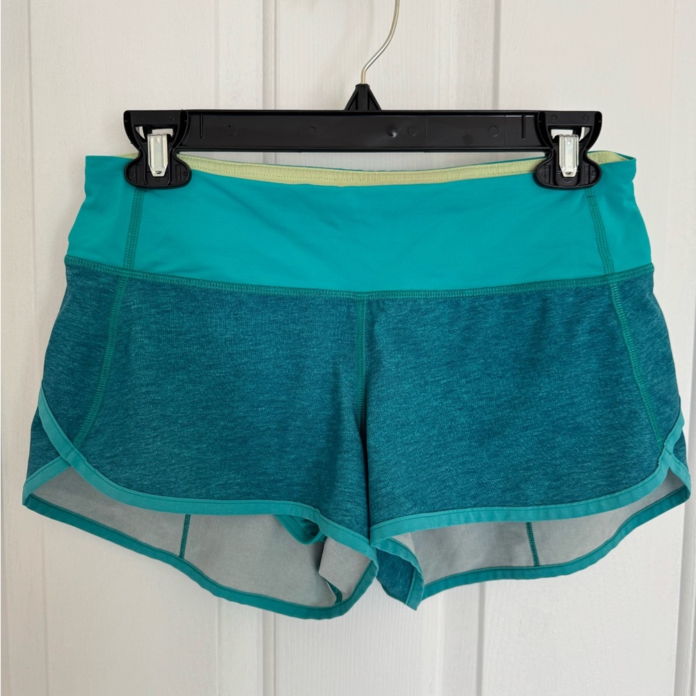 Lululemon Athletica Teal Athletic Shorts